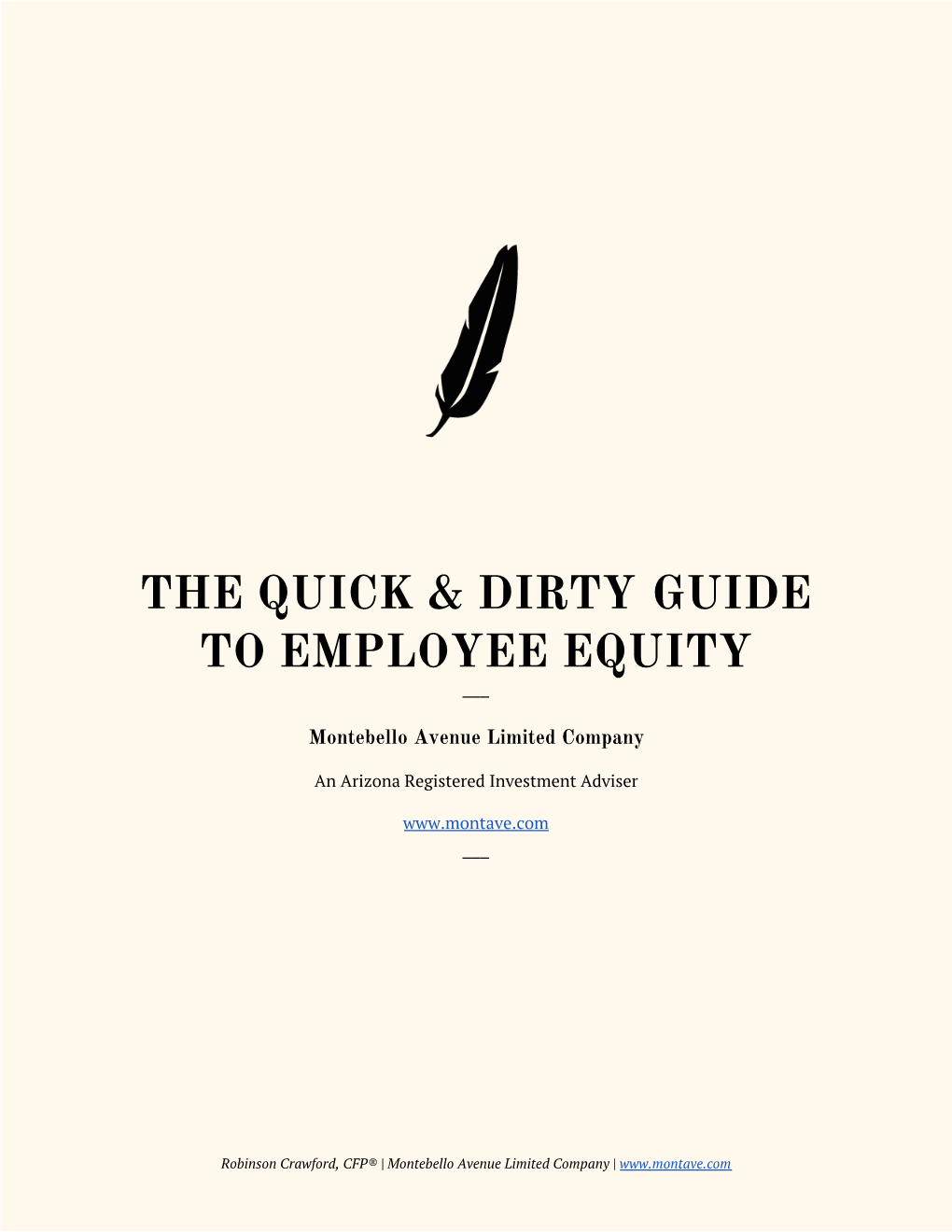 The Quick & Dirty​ ​Guide to Employee Equity