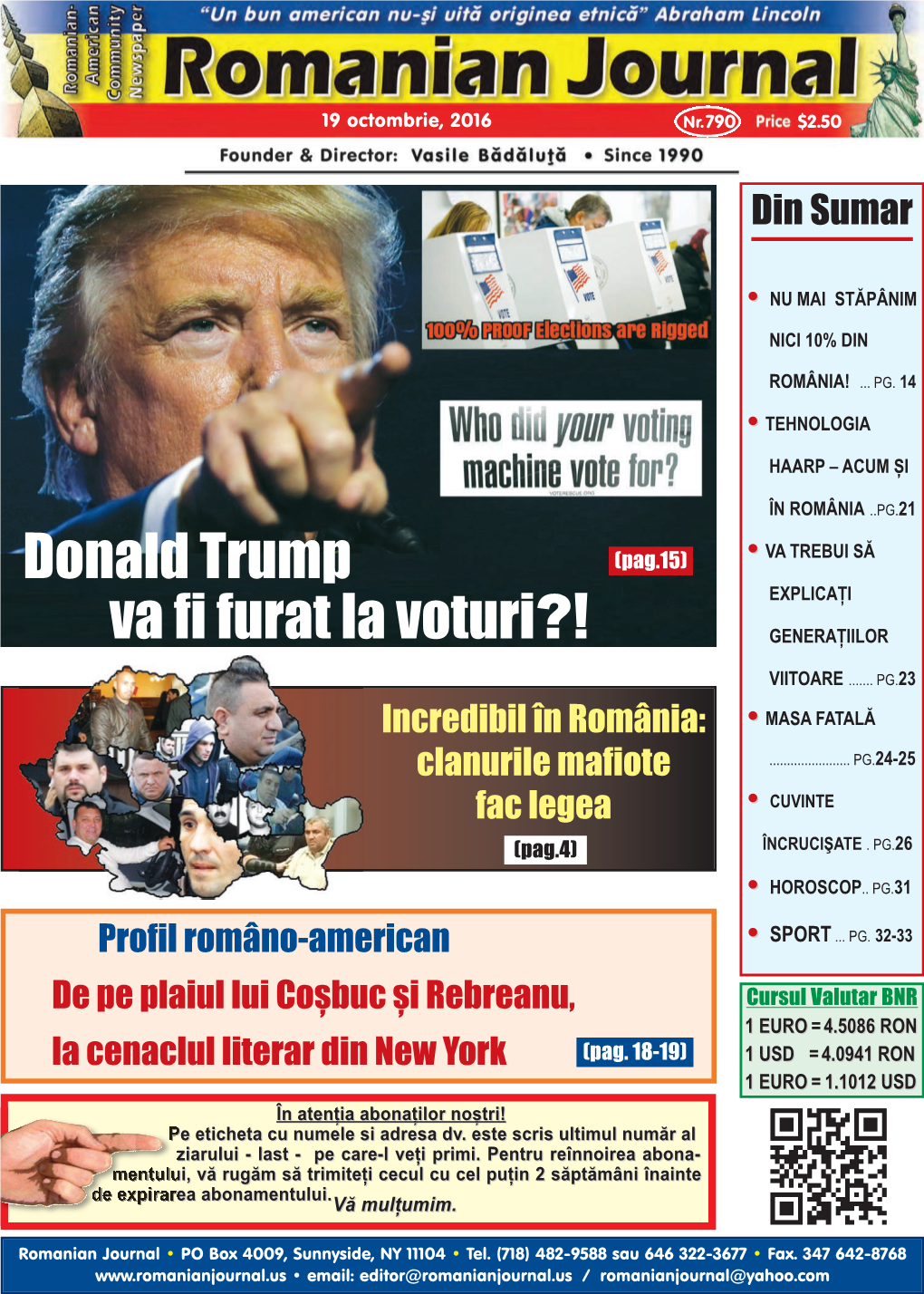 Donald Trump Va Fi Furat La Voturi?! (Pag.15)