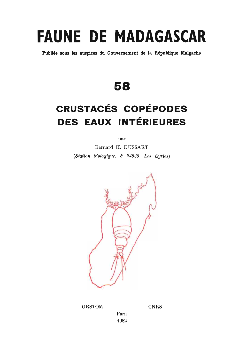 Crustacés Copépodes Des Eaux Intérieures