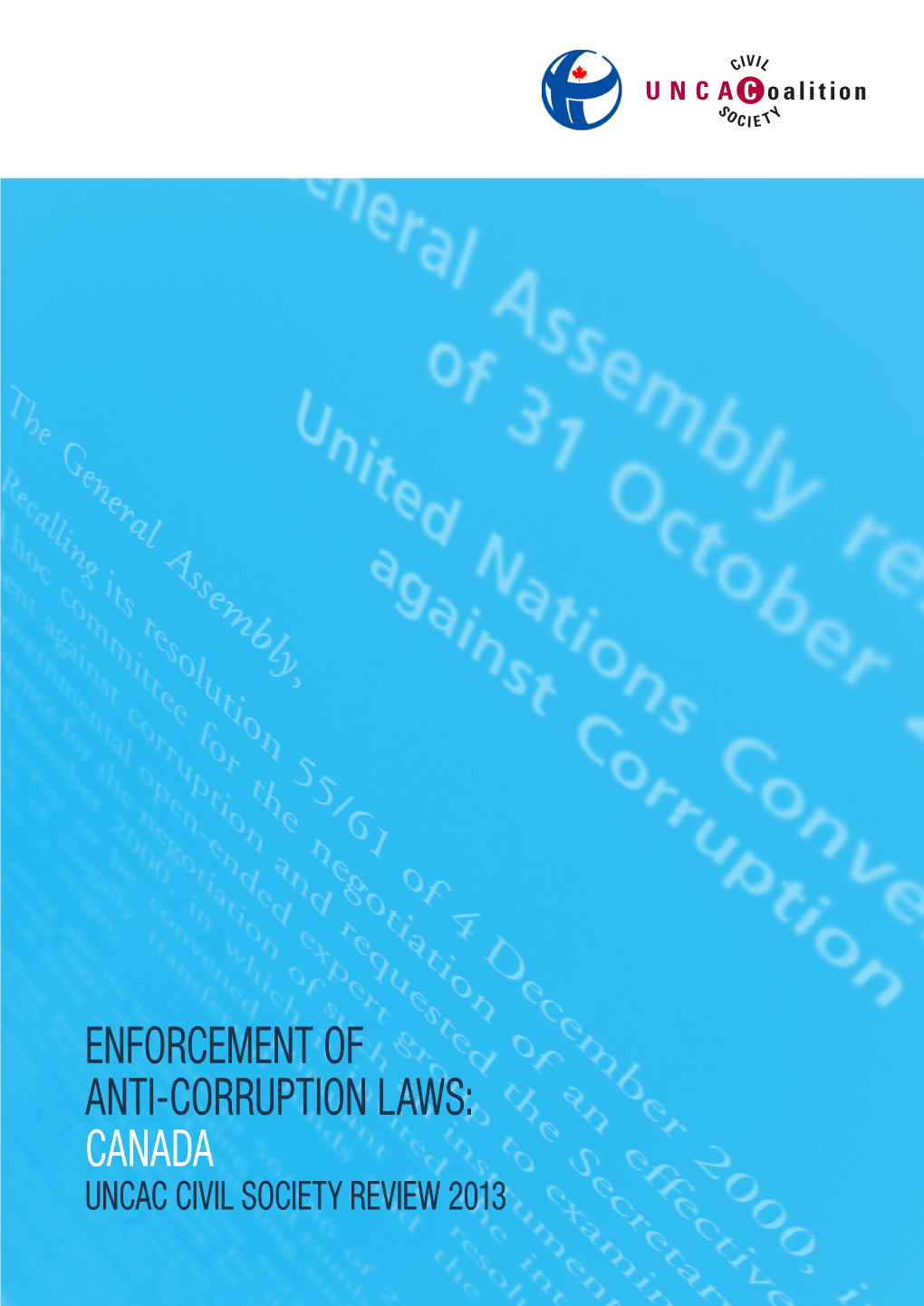 Canada Uncac Civil Society Review 2013
