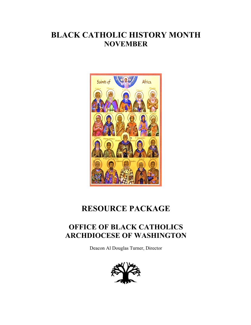 Black Catholic History Month Resource Package