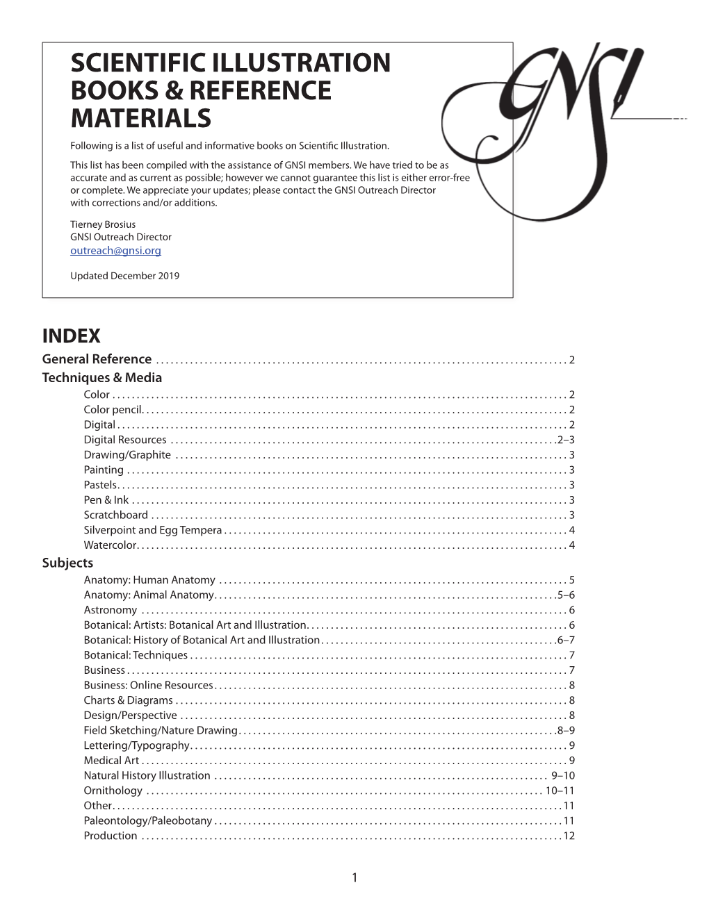 Scientific Illustration Books & Reference Materials