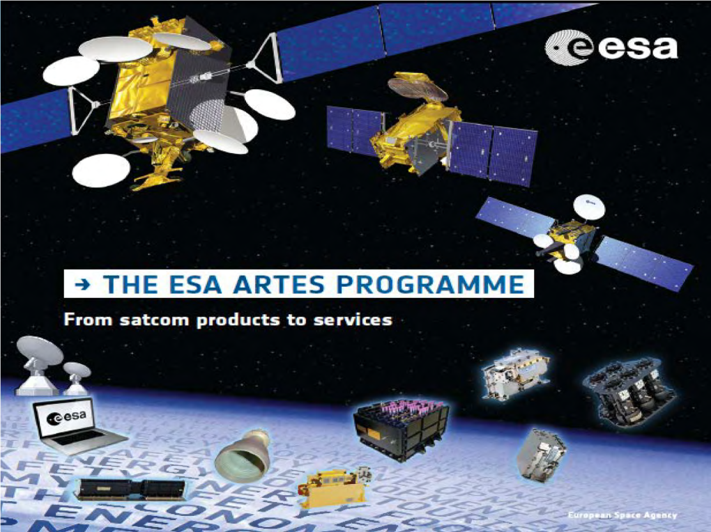 A. ESA Originated: This Is the Case When ESA Offers Assets That Enable a Business Case for Industry