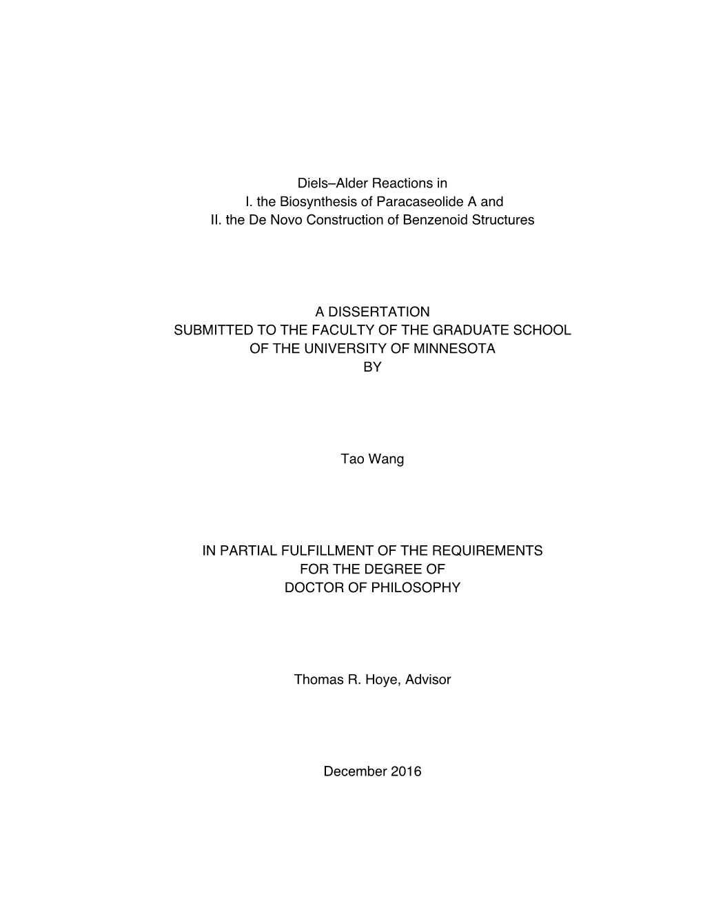 Tao Wang Phd Thesis