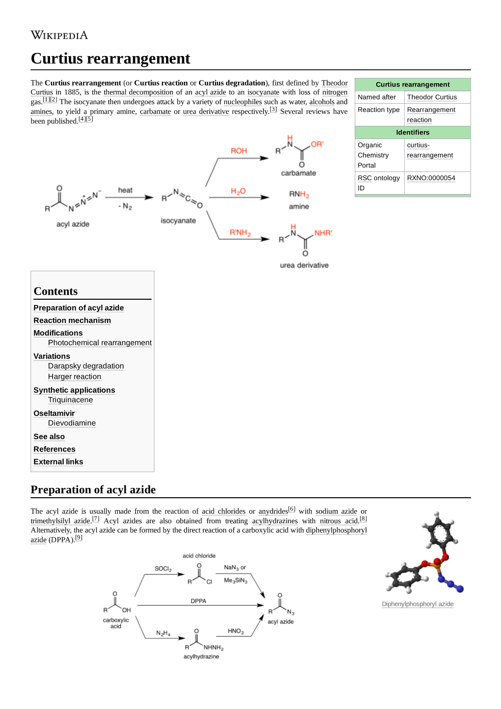 Curtius Rearrangement