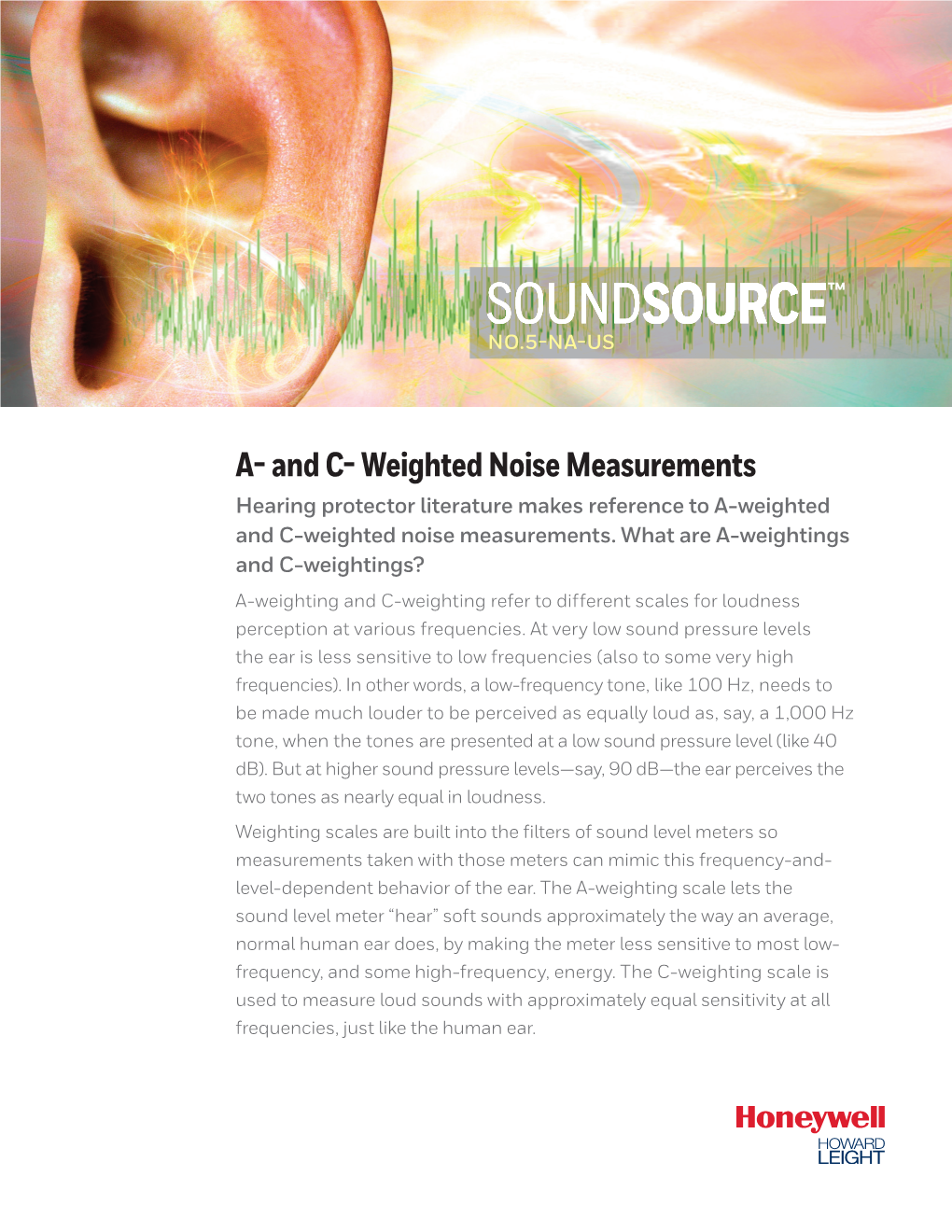 A&C Weighted Noise Measurements