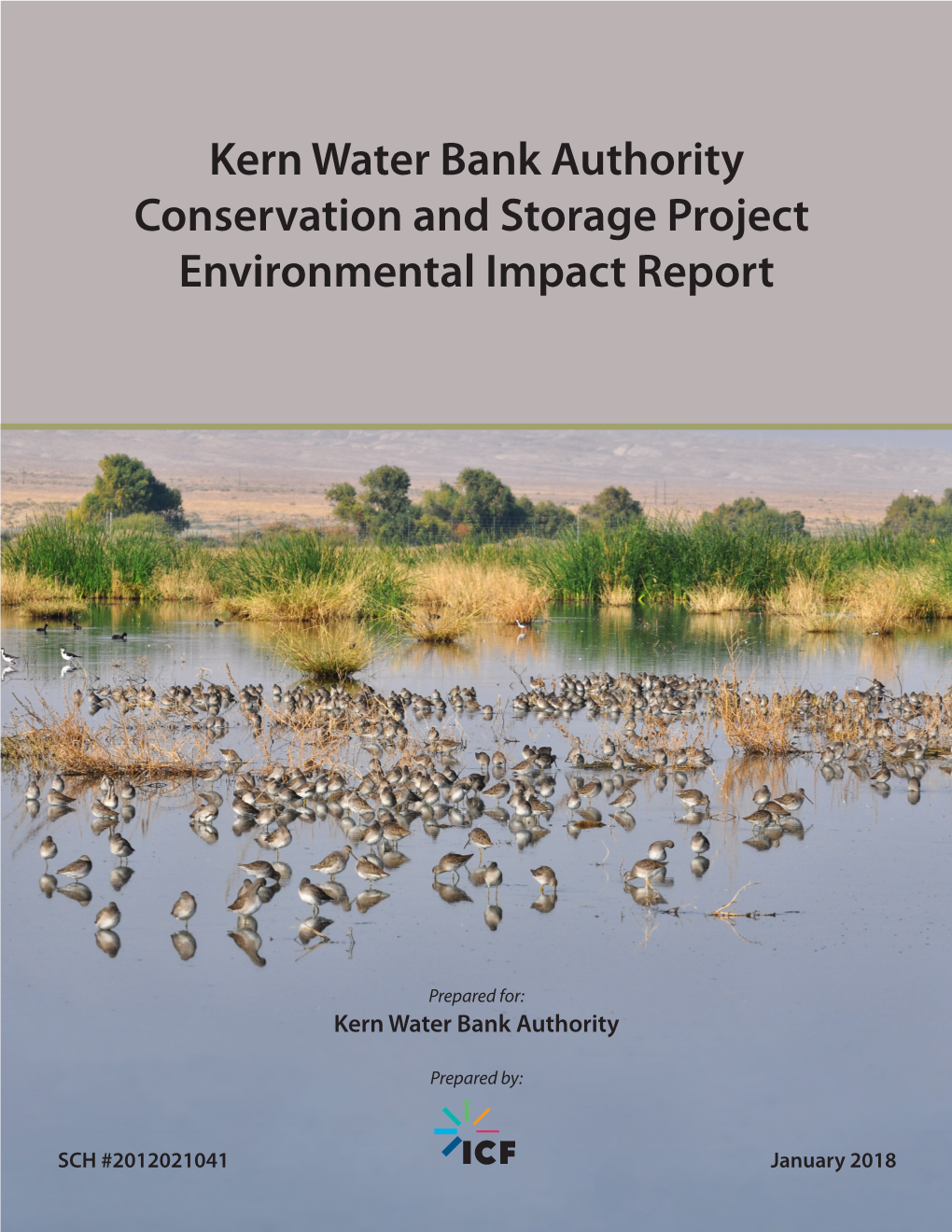 Kern Water Bank Authority Conservation and Storage Project Environmental Impact Report