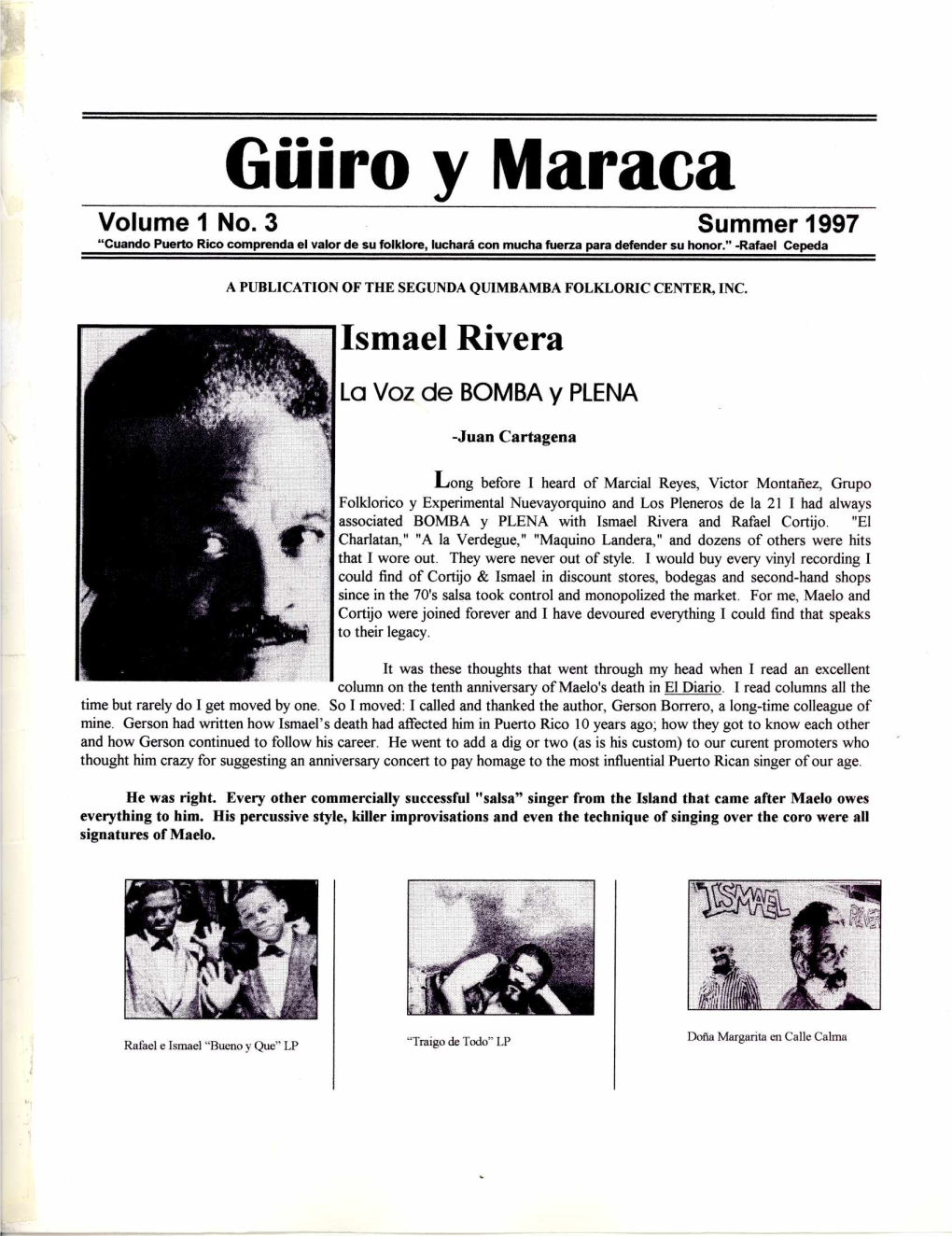 Guiro Y Maraca Volume 1 No