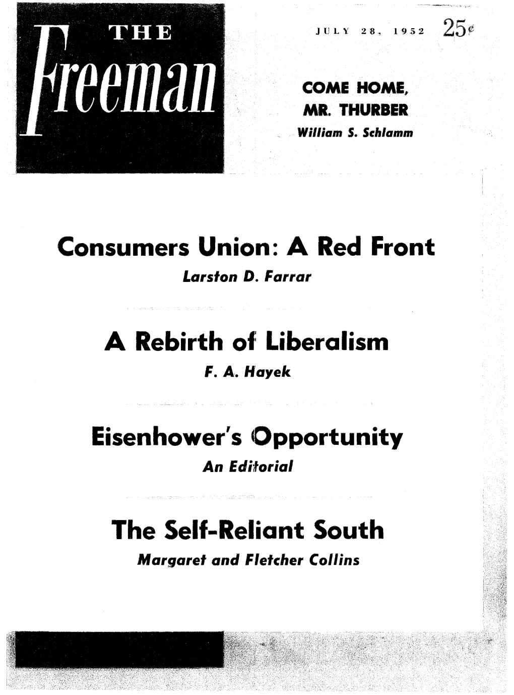 The Freeman July 1952