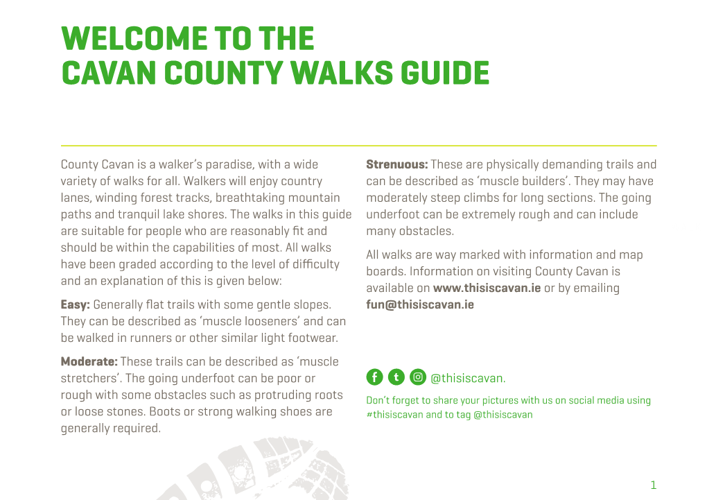 Welcome to the Cavan County Walks Guide