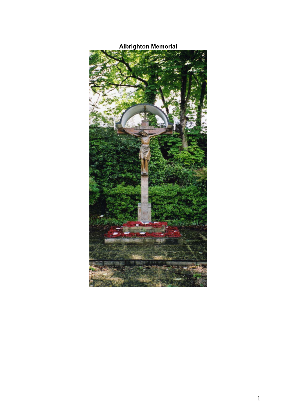 Albrighton Memorial 1
