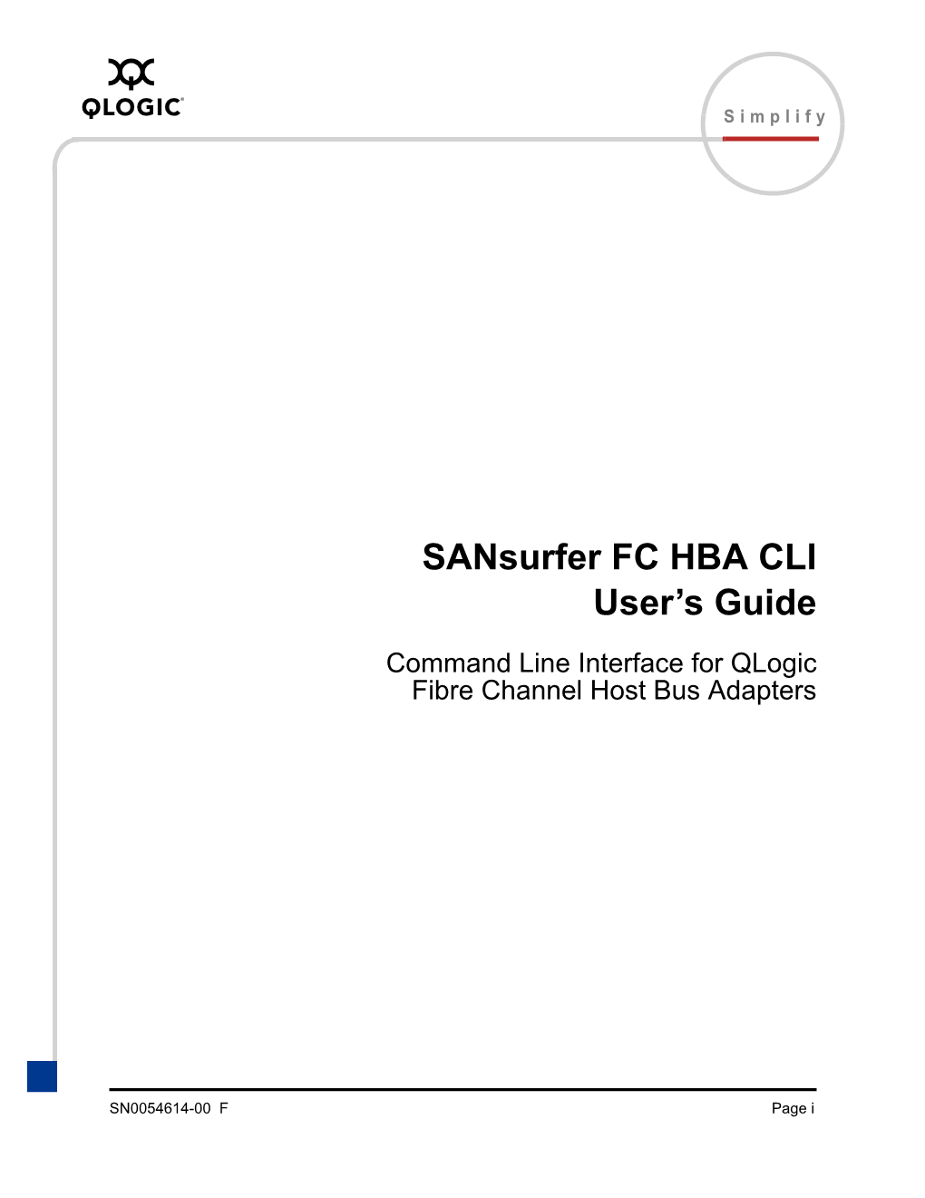 Sansurfer FC HBA CLI User's Guide