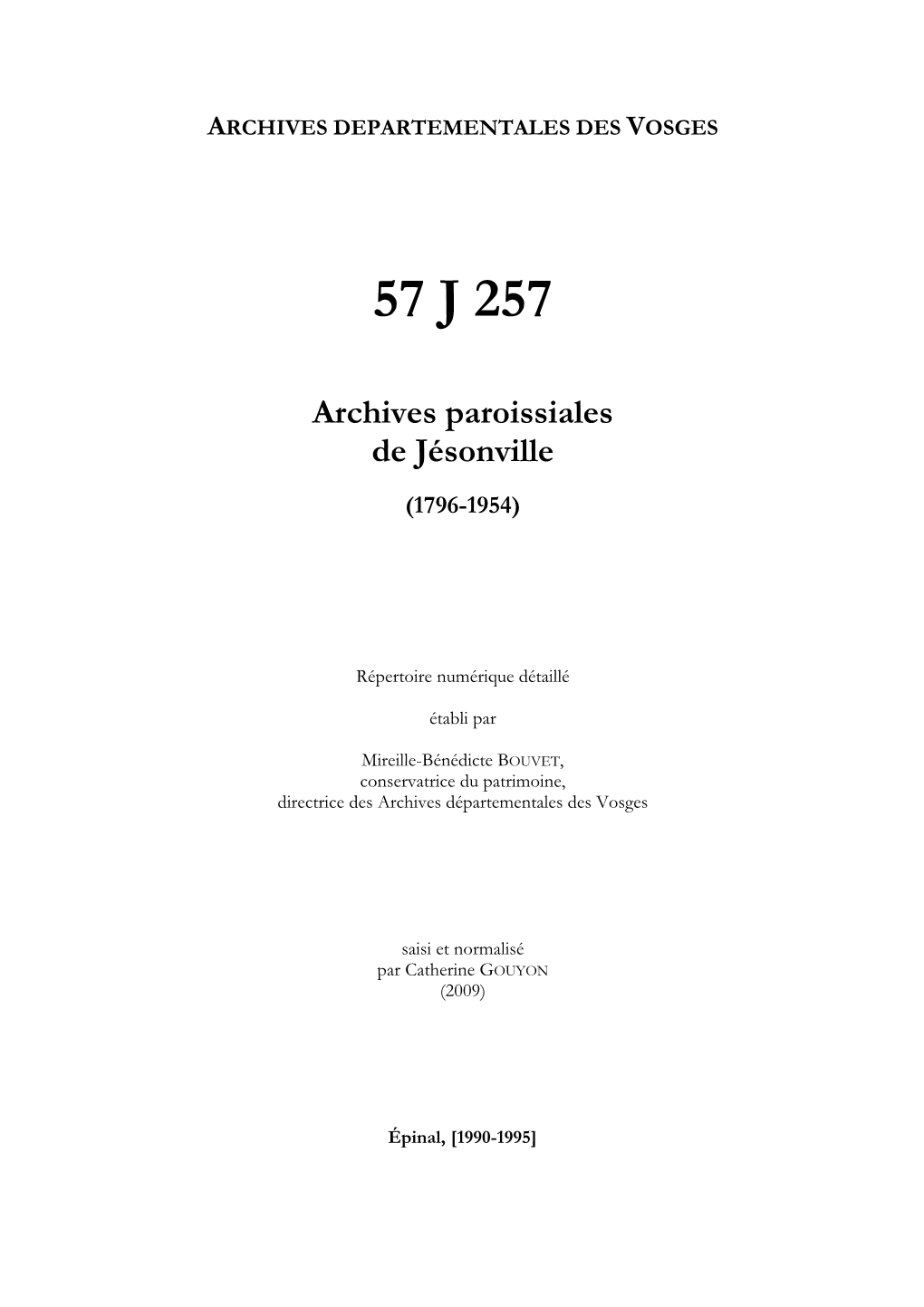 Archives De La Paroisse De Jésonville.Pdf