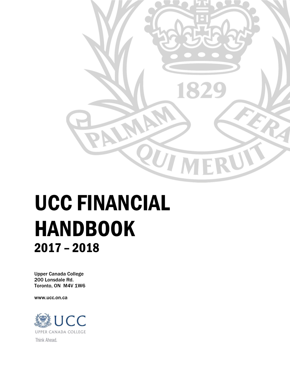 Ucc Financial Handbook 2017 – 2018