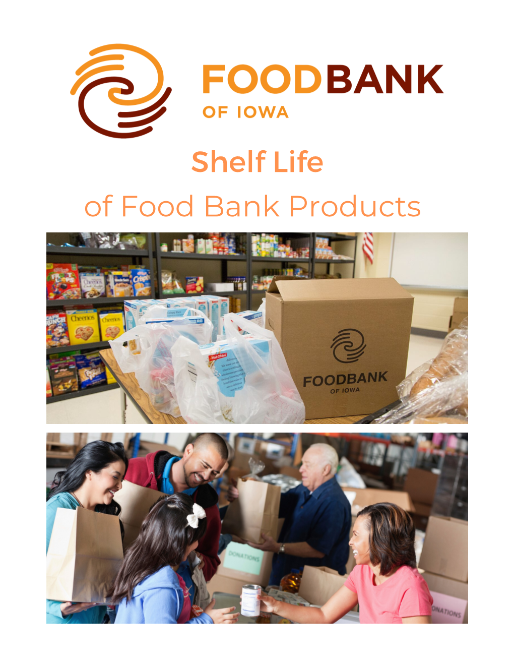 Shelf Life of Food Bank Products Introduction
