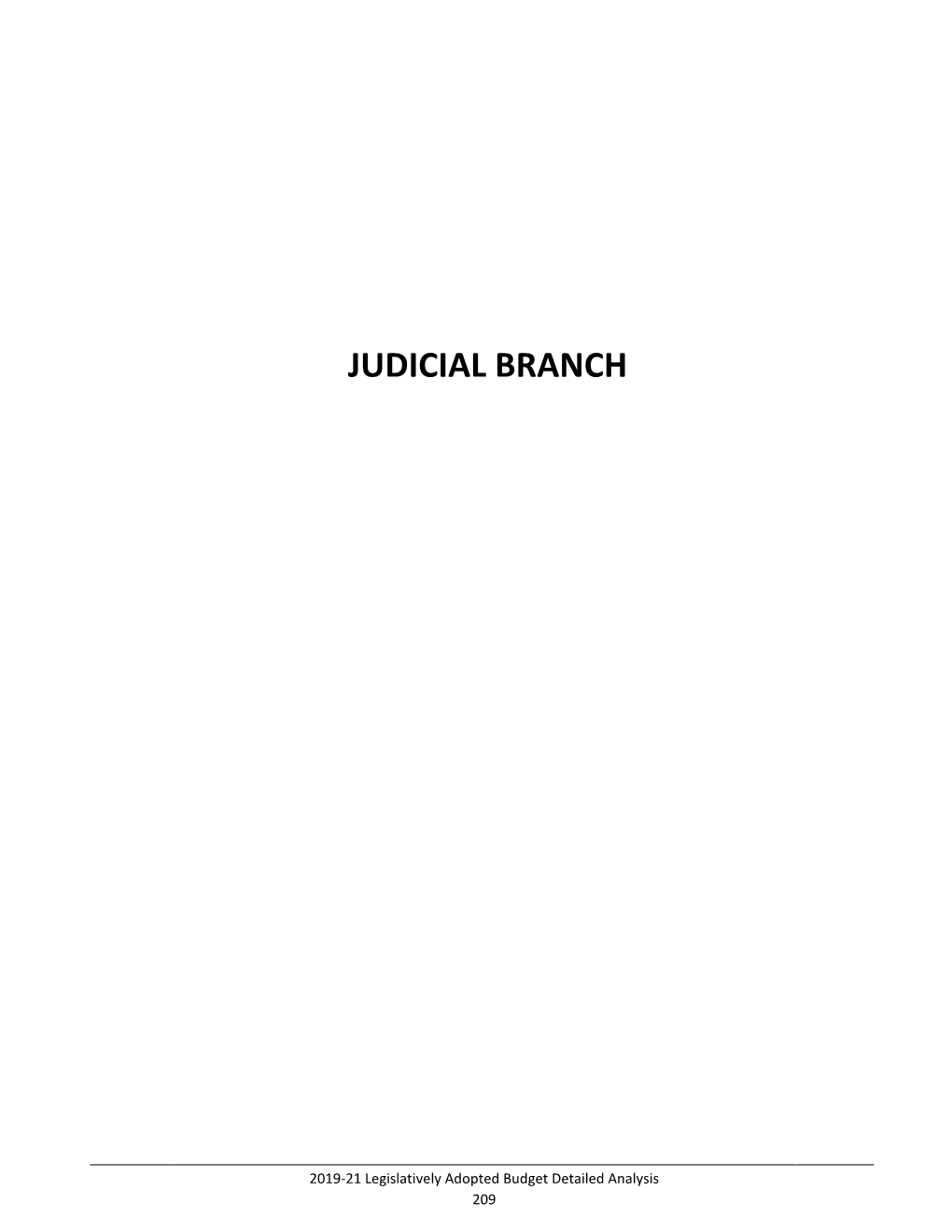 Judicial Branch