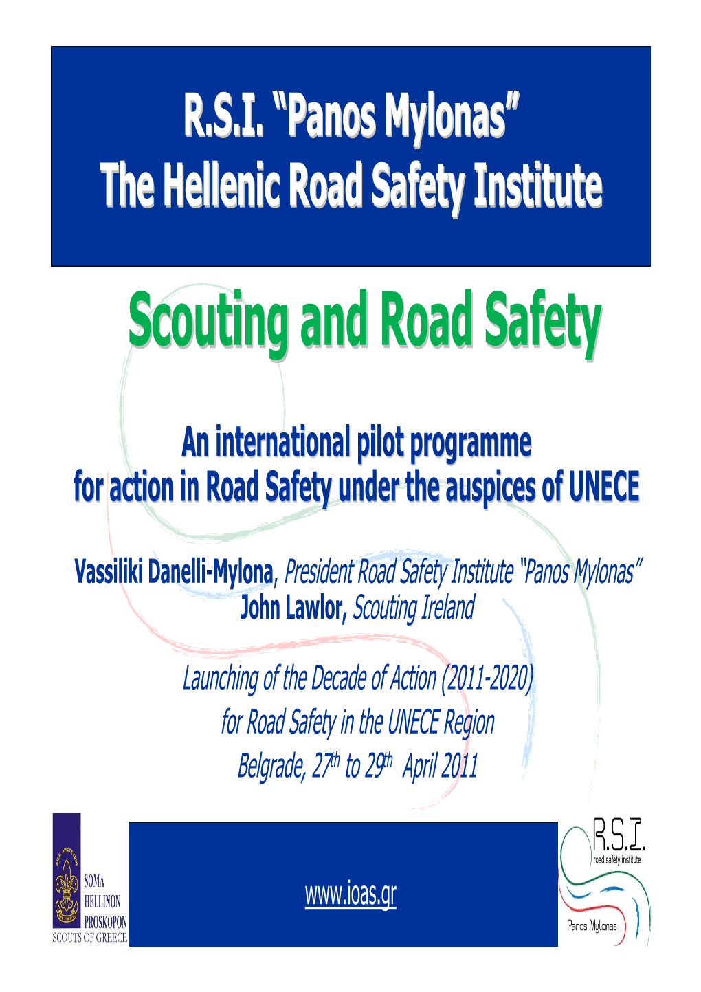 Scouting and Road Safety Agencies Call for Others to Join Us in This Vital Global Programme