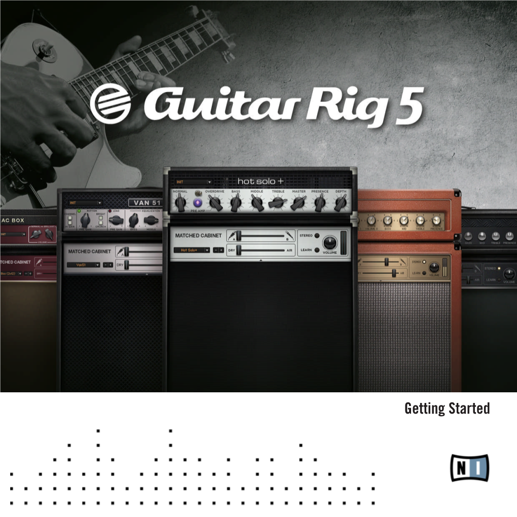 Native Instruments Guitar Rig 5 Getting Started (English)