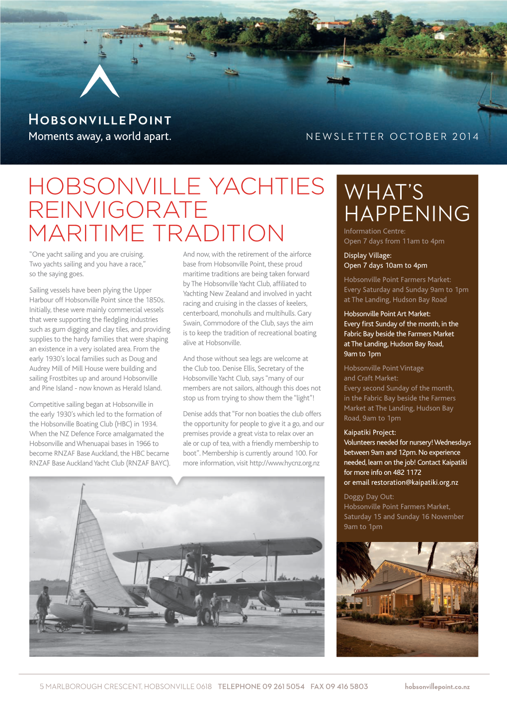 Hobsonville Yachties Reinvigorate Maritime