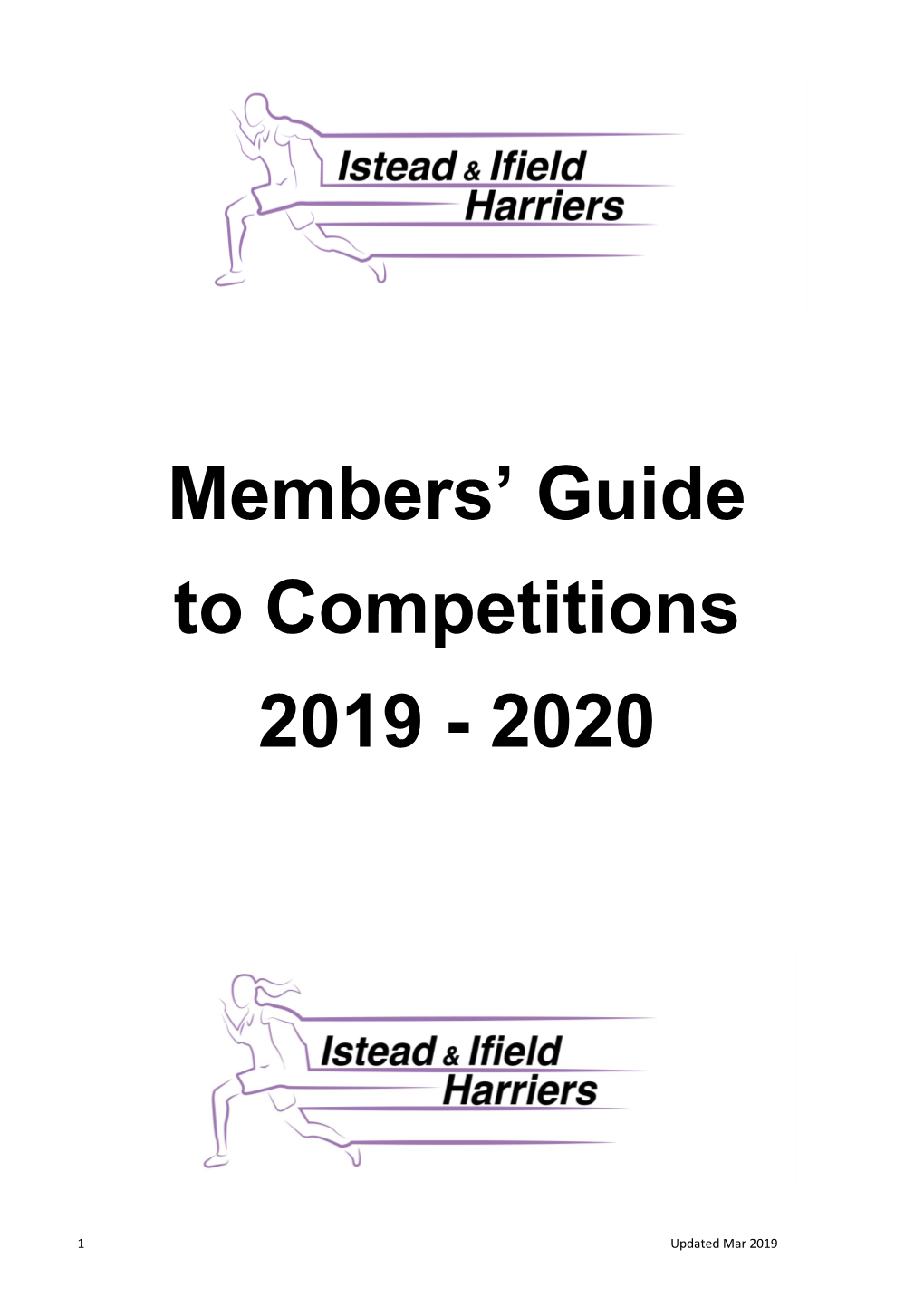 Members' Guide to Competitions 2019