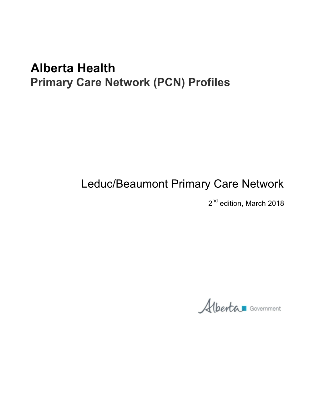 Leduc & Beaumont Primary Care Network