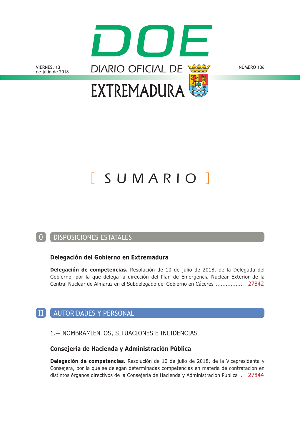 Diario Oficial De Extremadura