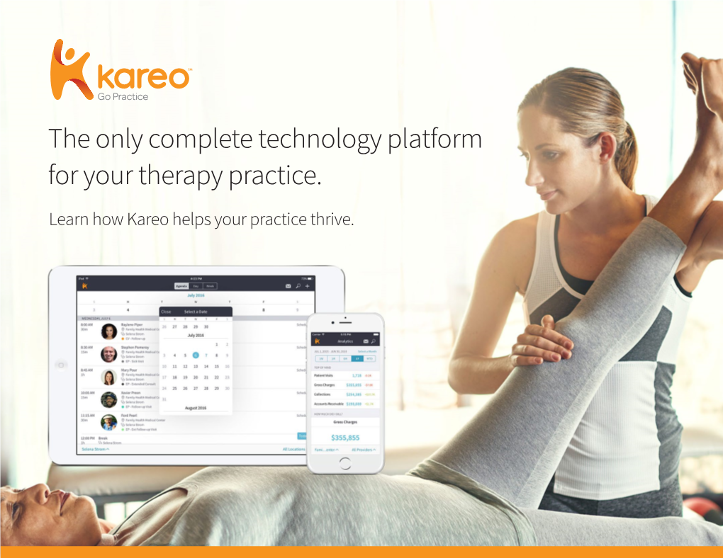 The Only Complete Technology Platform for Your Therapy Practice