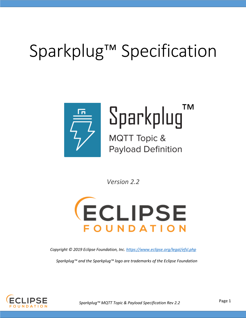 Sparkplug™ Specification