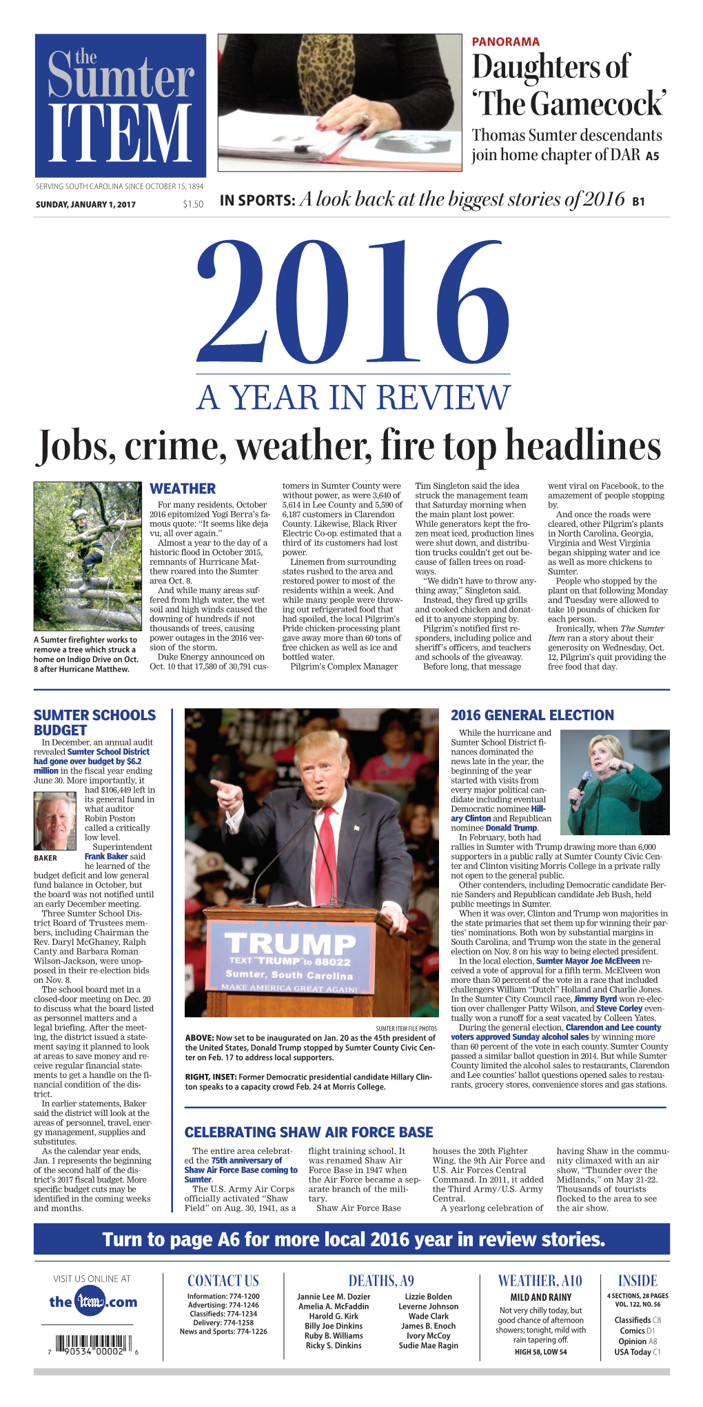 Jobs, Crime, Weather, Fire Top Headlines