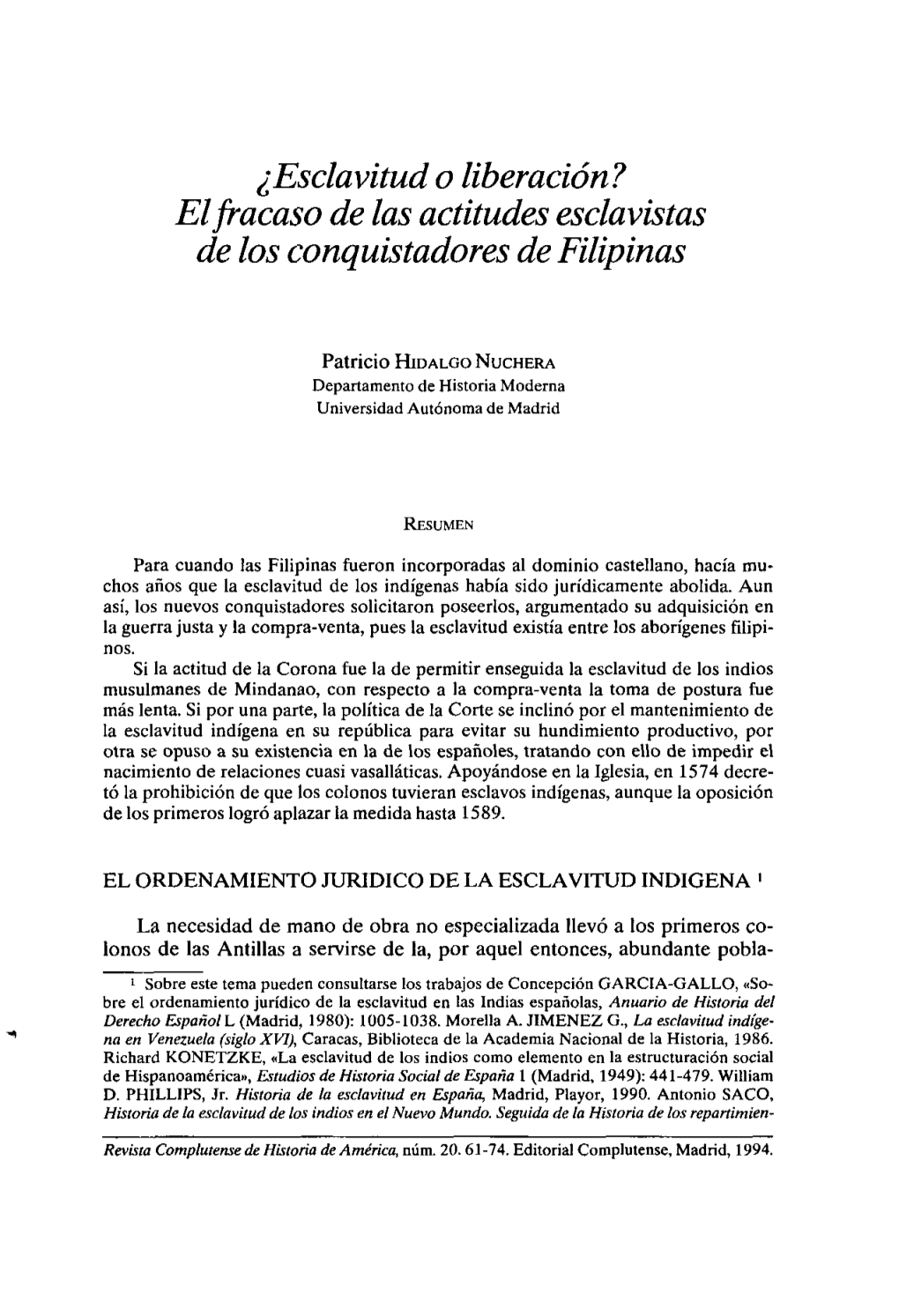 Elfracaso De Las Actitudes Esclavistas De Los Conquistadores De Filipinas