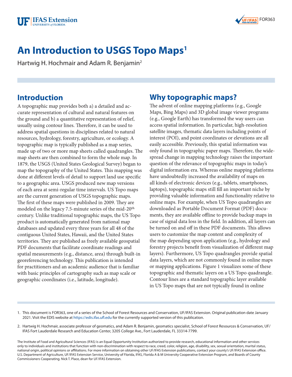 An Introduction to USGS Topo Maps1 Hartwig H