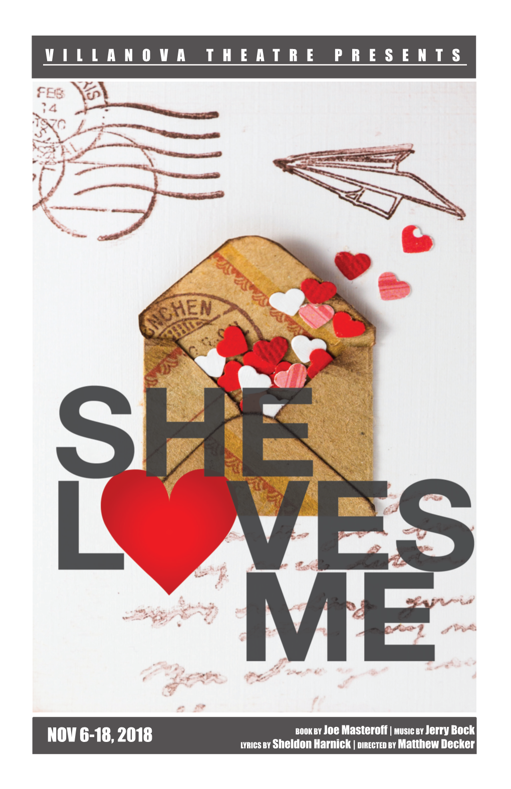 Playbill for She Loves Me