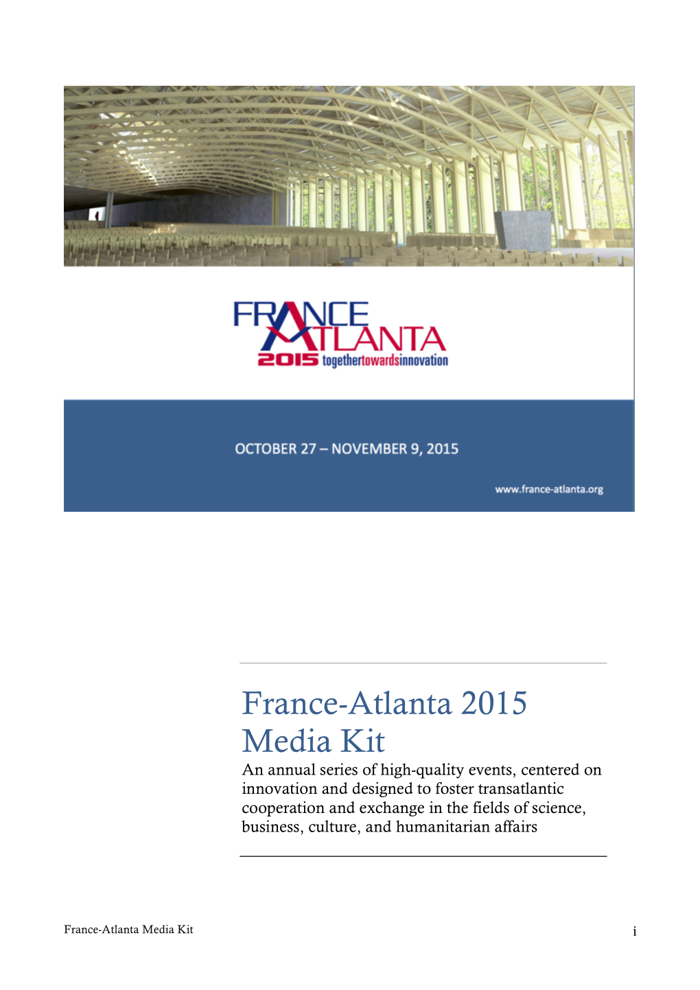 France-Atlanta 2015 Media