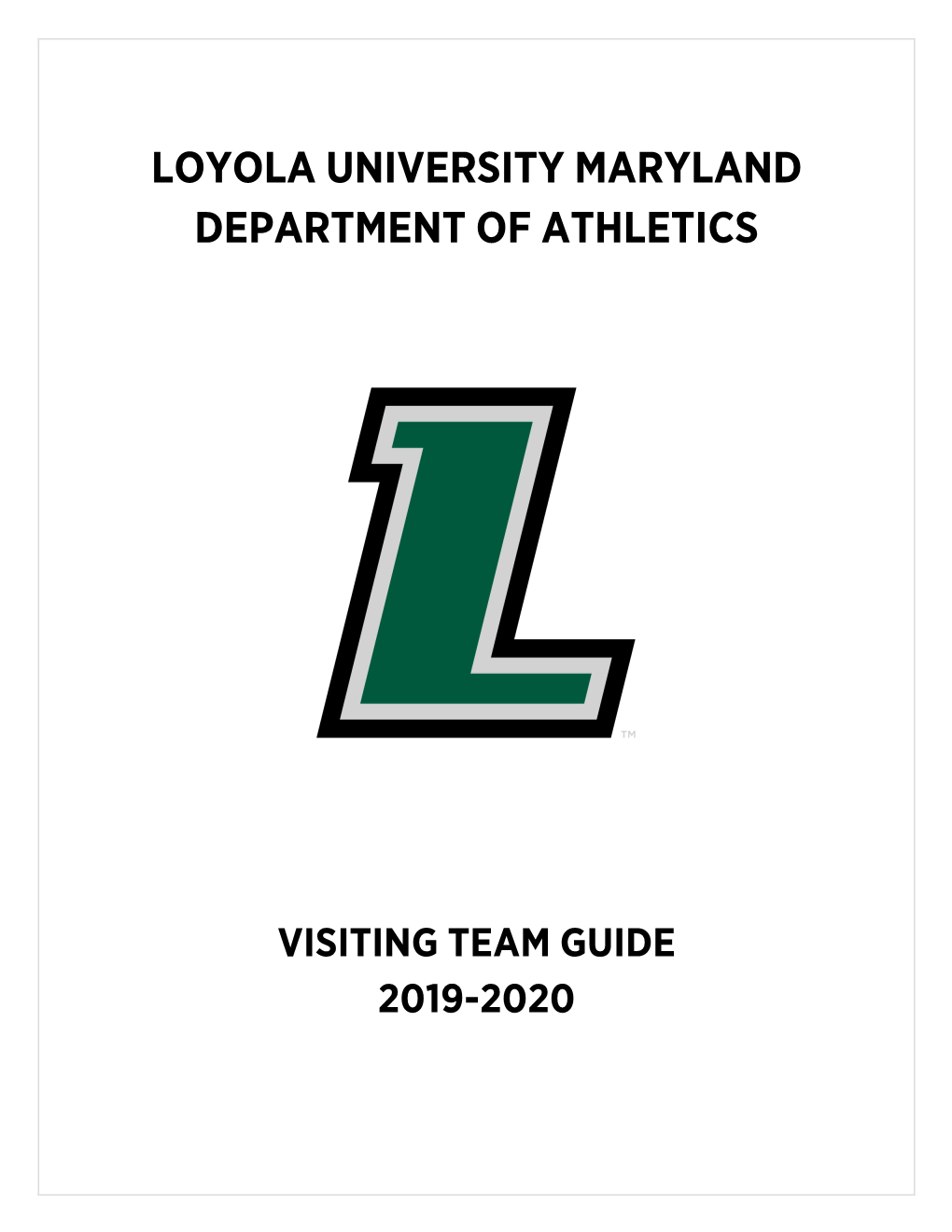 Loyola University Maryland Department of Athletics