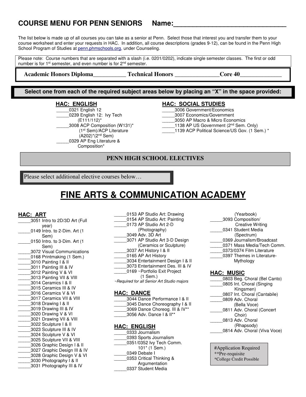 Fine Arts & Communication Academy