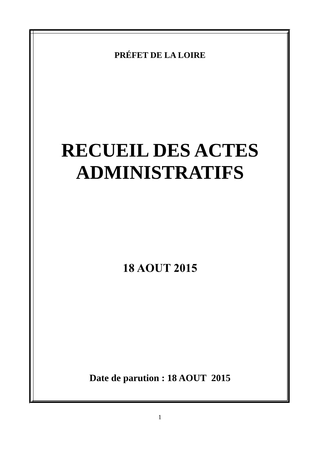 RAA Mensuel Du 18 Août 2015