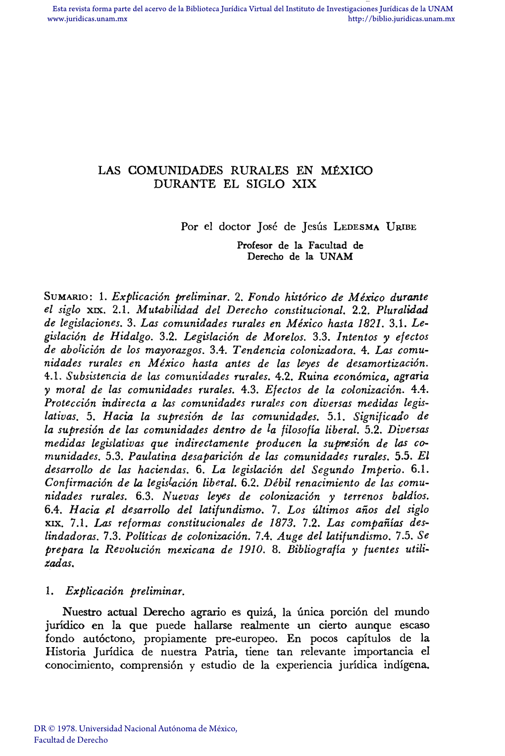 Las Comunidades Rurales En México Durante El Siglo Xix