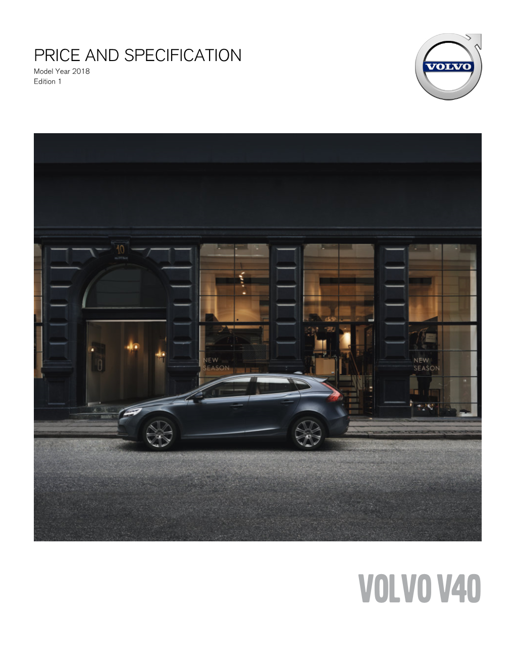 Volvo V40 Your Own V40 Is in Reach