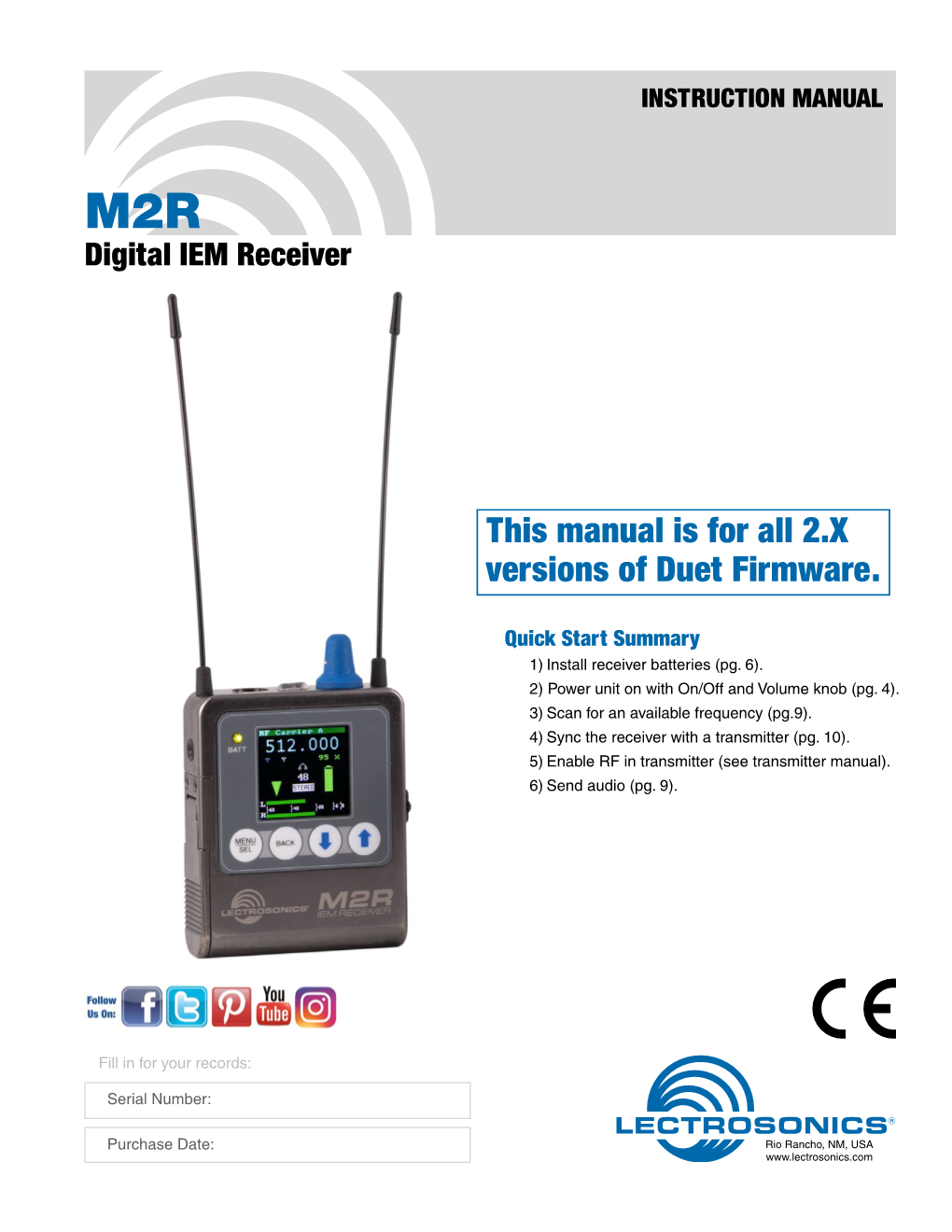 This Manual Is for All 2.X Versions of Duet Firmware