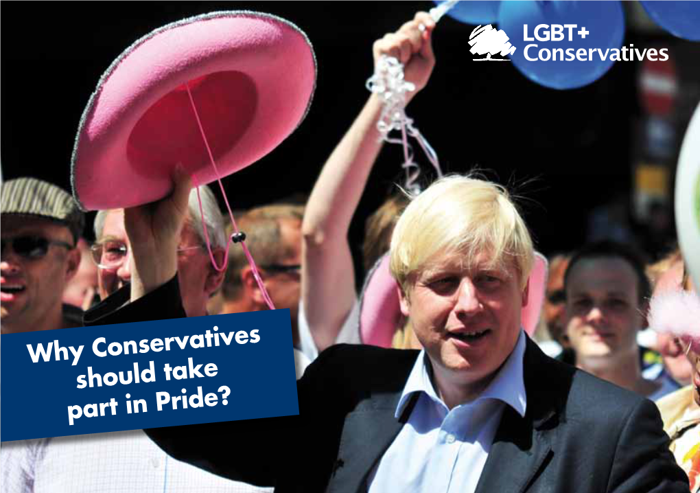 Why Conservatives Should Take Part in Pride?