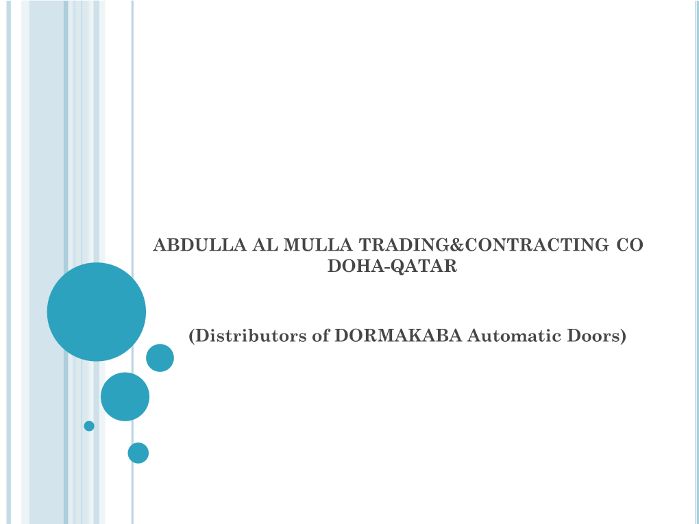 Abdulla Al Mulla Trading&Contracting Co