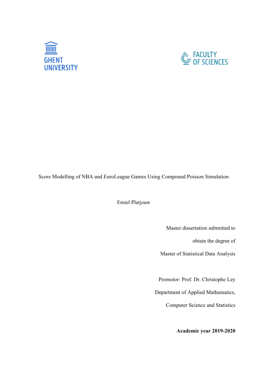 Score Modelling of NBA and Euroleague Games Using Compound Poisson Simulation