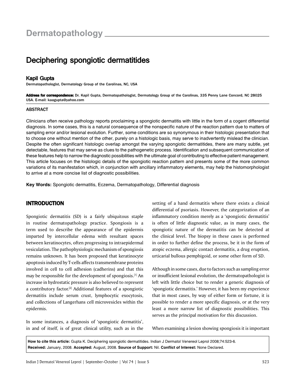 Dermatopathology