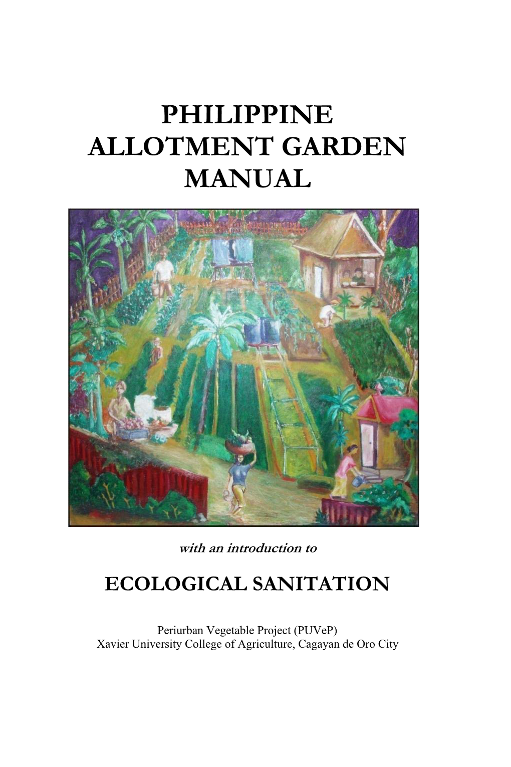 Philippine Allotment Garden Manual