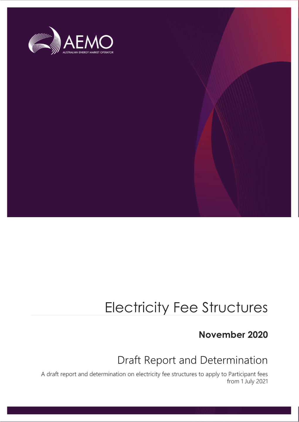 Electricity Fee Structures