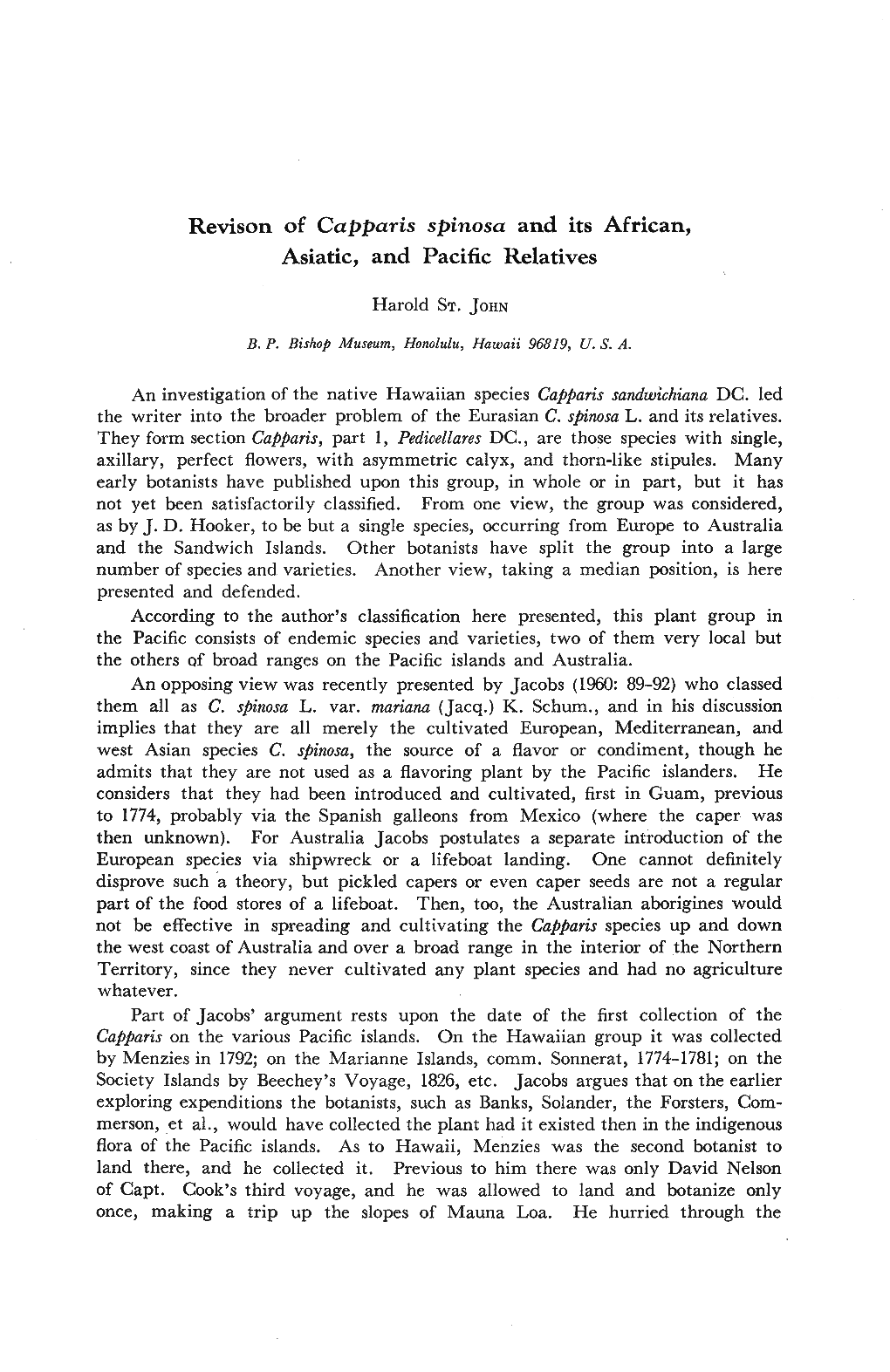 Asiatic, and Pacific Relatives