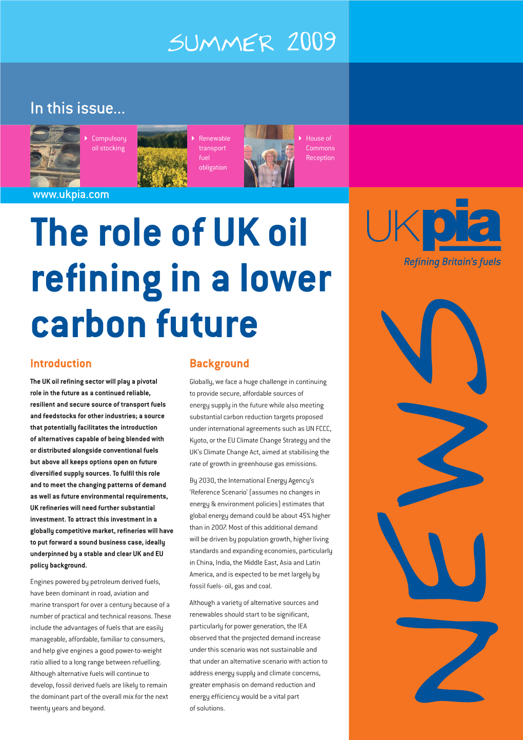 The Role of UK Oil Refining in a Lower Carbon Future