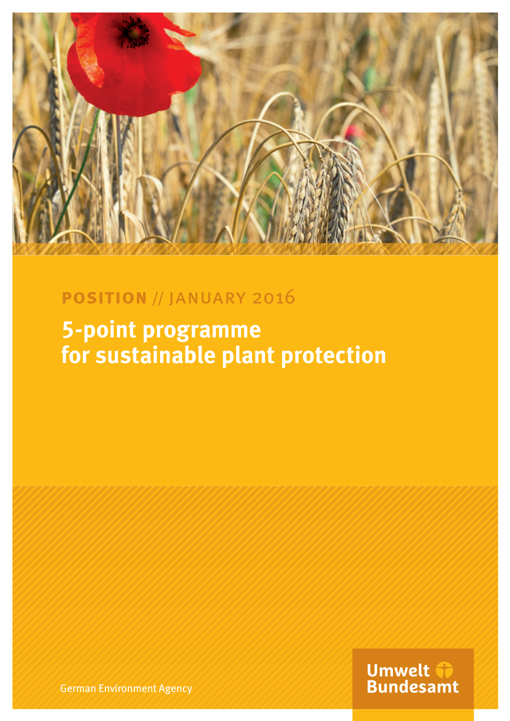 5-Point Programme for Sustainable Plant Protection