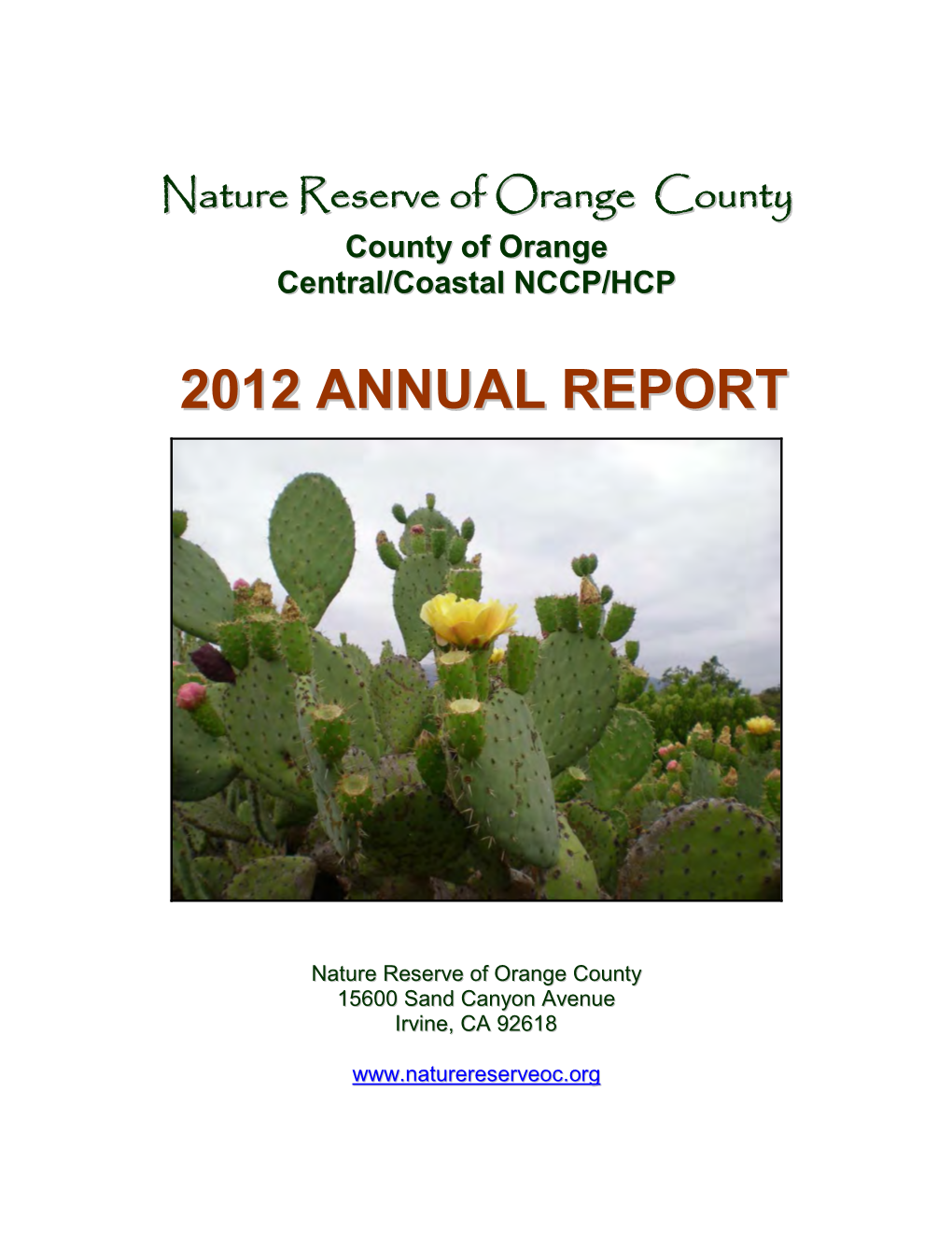 NROC 2012 Annual Report