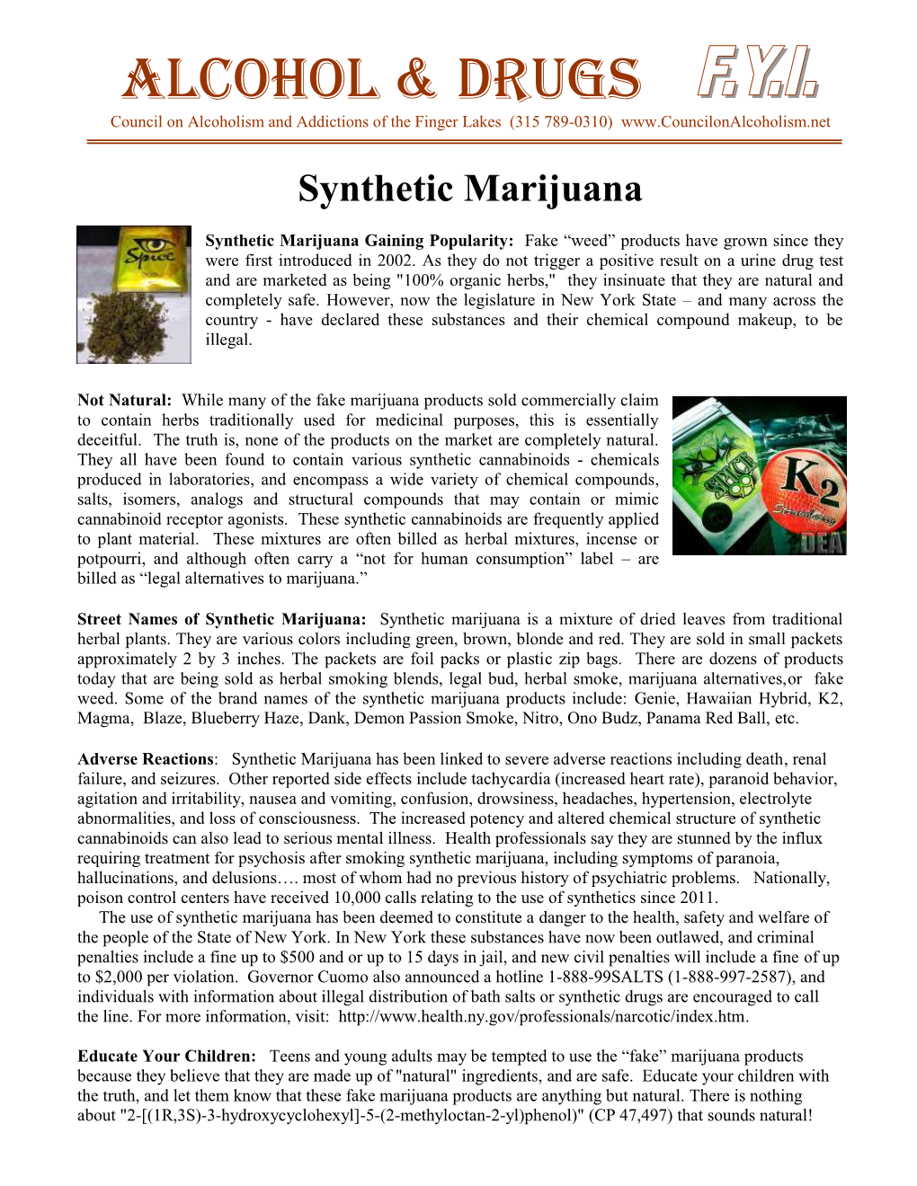 Synthetic Marijuana